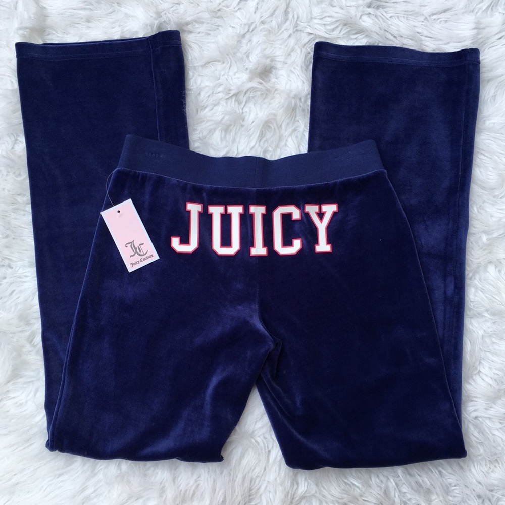 Juicy Couture Twilight Blue Del Rey Varsity Logo